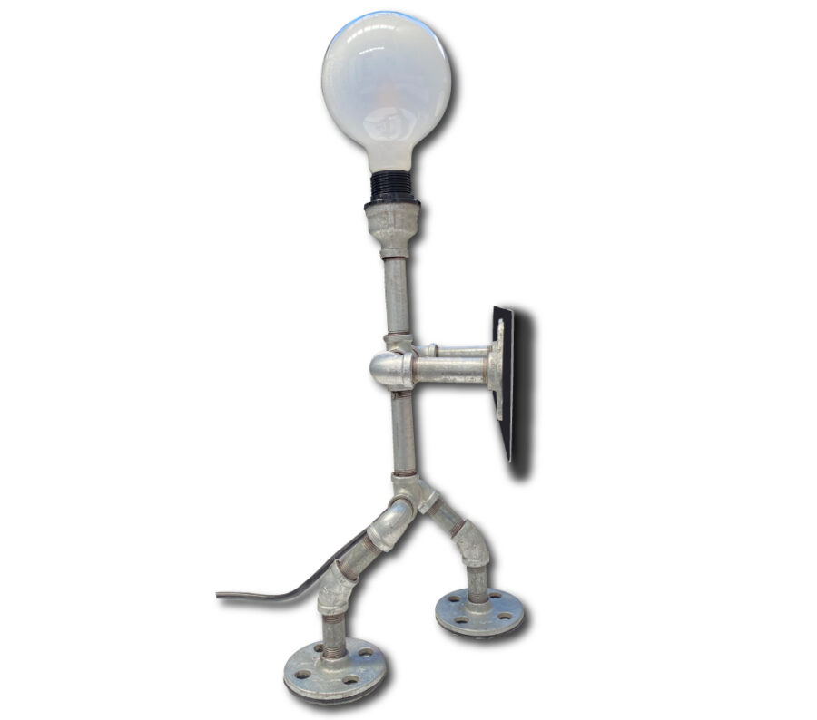 Galv Pipeman Table Lamp - Image 2